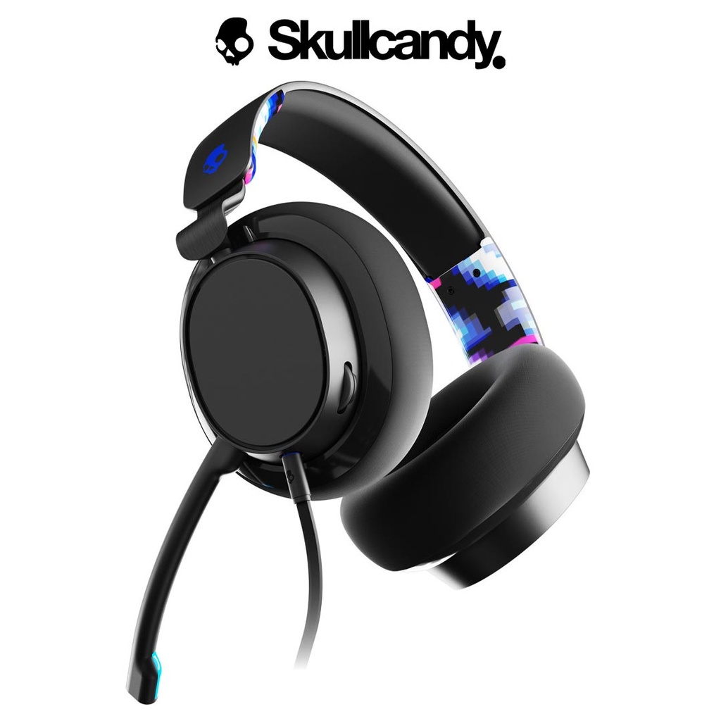 Skullcandy SLYR Multi-Format Wired Gaming Headset - Black and Blue DigiHype