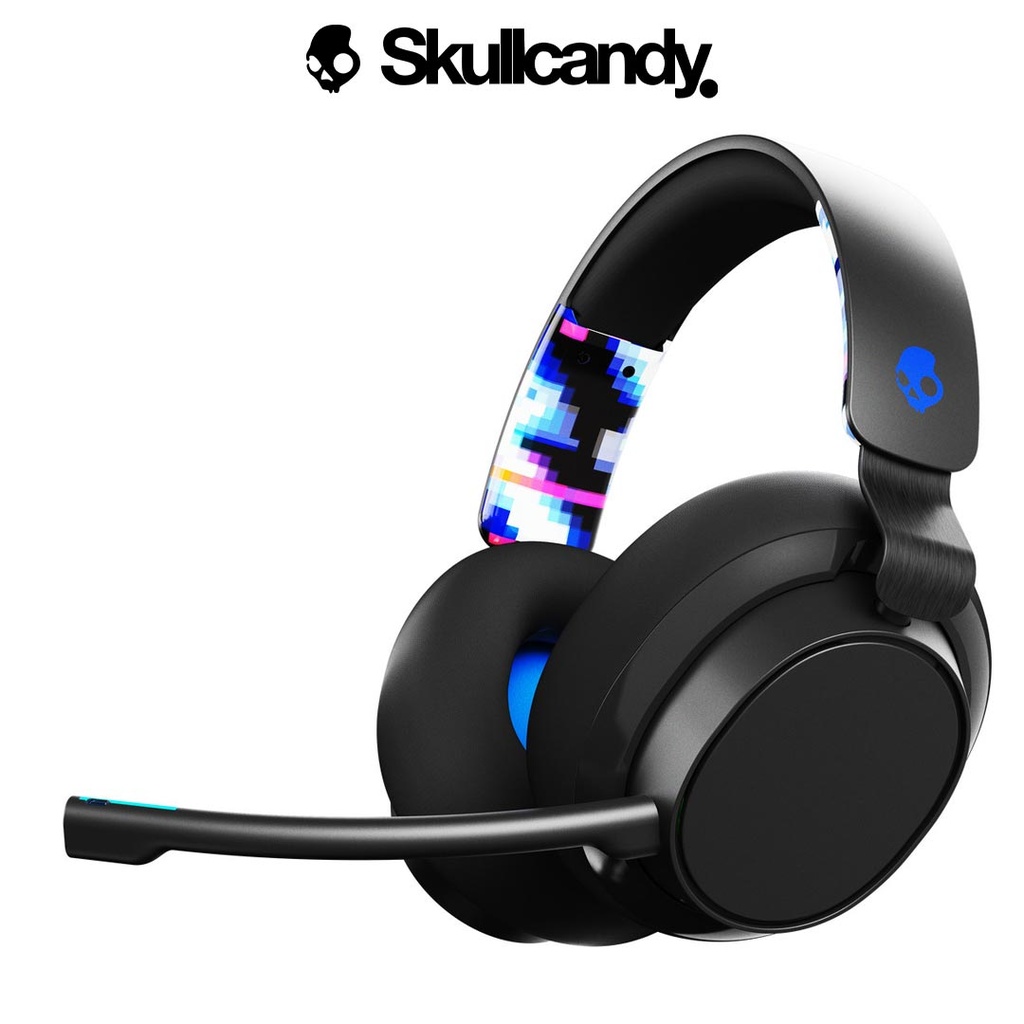 Skullcandy SLYR Multi-Format Wired Gaming Headset - Black and Blue DigiHype