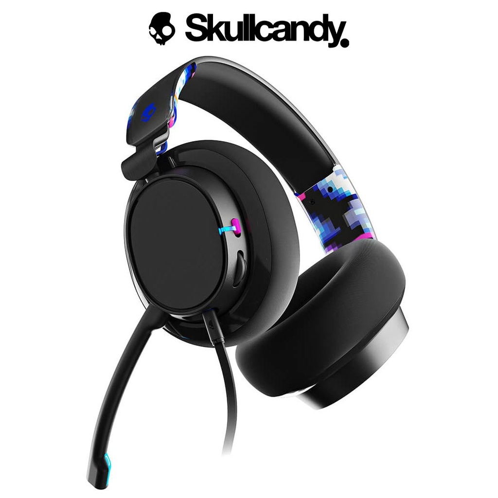 Skullcandy SLYR Pro Multi-Format Wired Gaming Headset - Black and Blue DigiHype