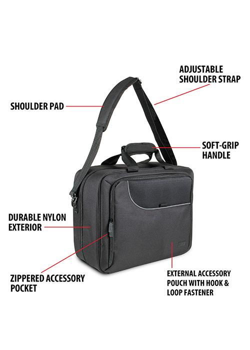 S13 Protective Adjustable Device Case - Black (USA GEAR)