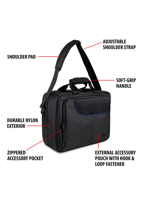 S13 Protective Adjustable Device Case - Blue (USA GEAR)