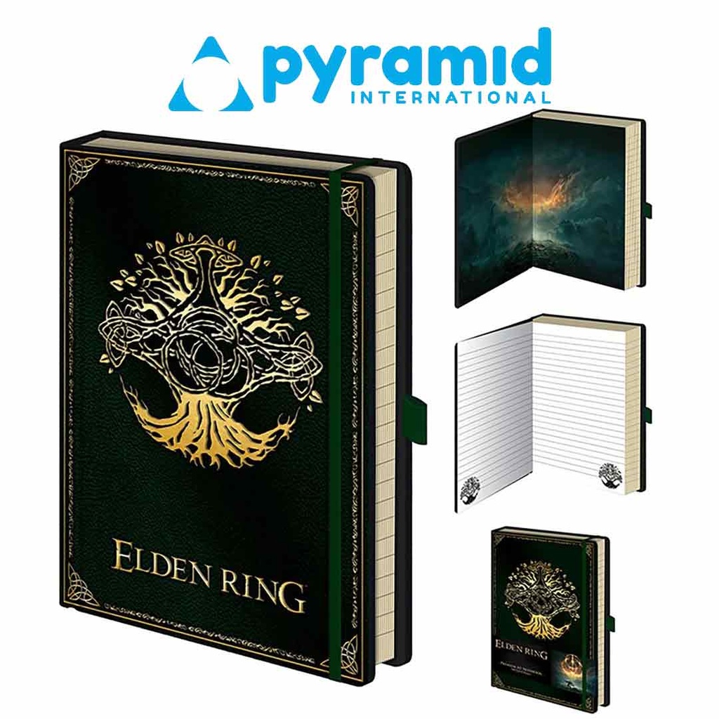 Pyramid - ELDEN RING (VINTAGE CREST) A5 PREMIUM NOTEBOOK