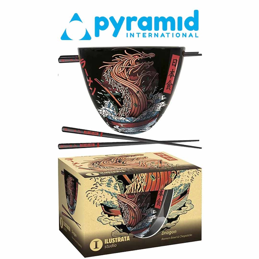 Pyramid - ILUSTRATA (DRAGON RAMEN) RAMEN BOWL SET
