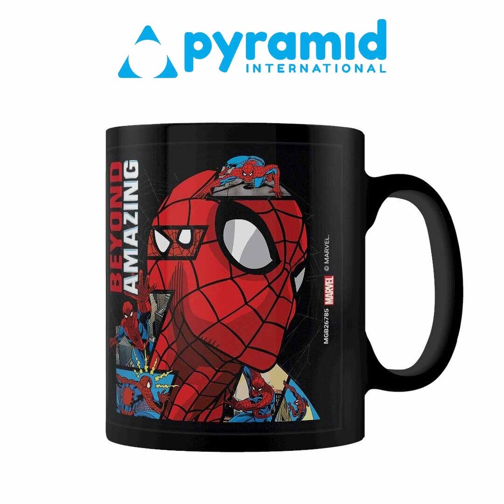 Pyramid - SPIDER-MAN (60 YEARS) BLACK MUG