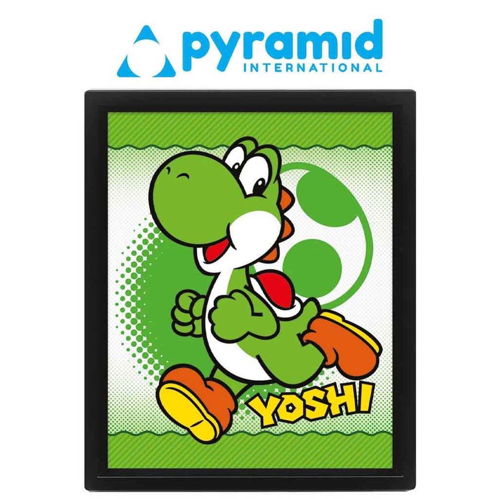Pyramid - SUPER MARIO (MARIO YOSHI FLIP) - FRAMED