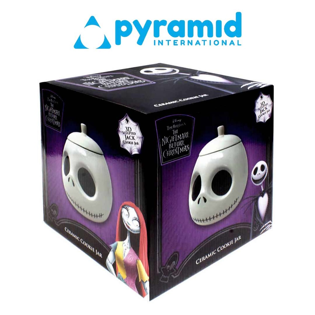Pyramid - THE NIGHTMARE BEFORE CHRISTMAS JACK HEAD STORAGE JAR