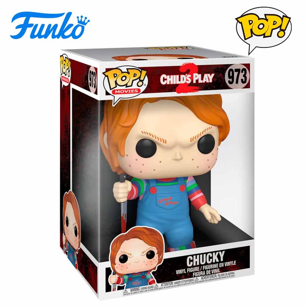 Funko Pop Movies: Child's Play 10 inch Chucky Vinyl Figure
