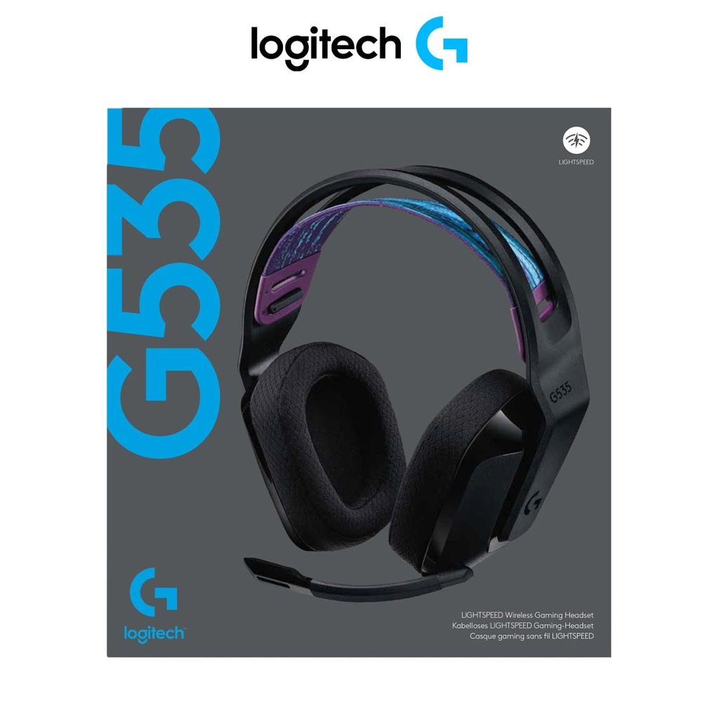 Logitech G535 Headset Wireless - Black