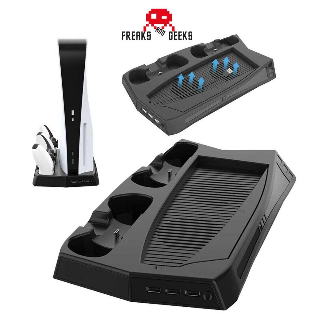 Freaks and Geeks - PS5 Charging Stand With Cooling Fan