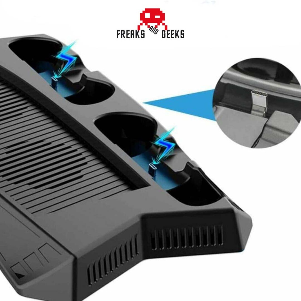 Freaks and Geeks - PS5 Charging Stand With Cooling Fan