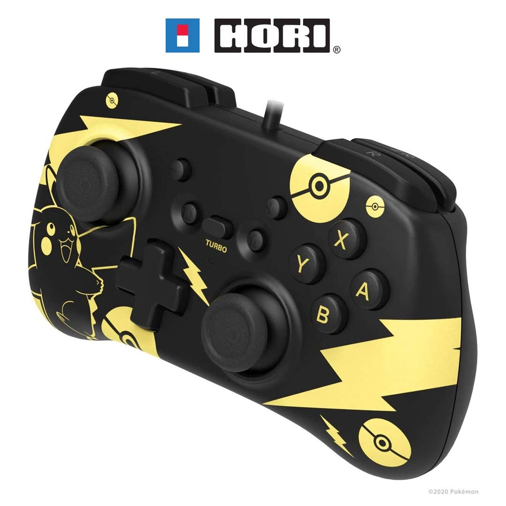 HORI NS HORIPAD Mini – Pokémon: Pikachu Black & Gold
