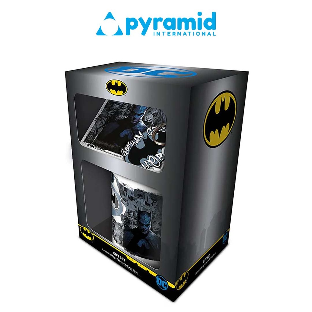 Pyramid - Batman (Graffiti Hero) Mug Coaster Keychain Gift Set
