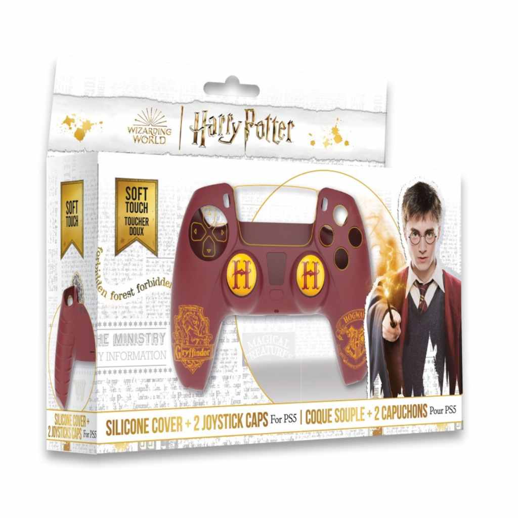 Freaks And Geeks - PS5 Set Ctrl Cover + Rubbers Harry Potter Gryffindor Cases/Protector