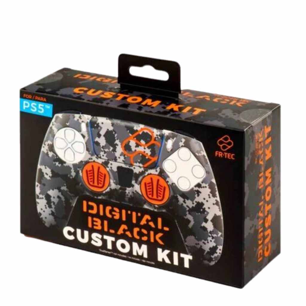 FR-TEC - PS5 Pack Silicone Cover - Grips Camouflage Digital Black