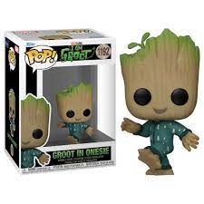 Funko POP! Pop! Marvel: I Am Groot - Groot PJs (Dancing)