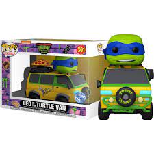 Funko POP! Pop Ride SUPDLX! Movie: Teenage Mutant Ninja Turtle - Leonardo in Van (Exc)