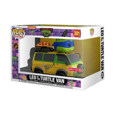 Funko POP! Pop Ride SUPDLX! Movie: Teenage Mutant Ninja Turtle - Leonardo in Van (Exc)