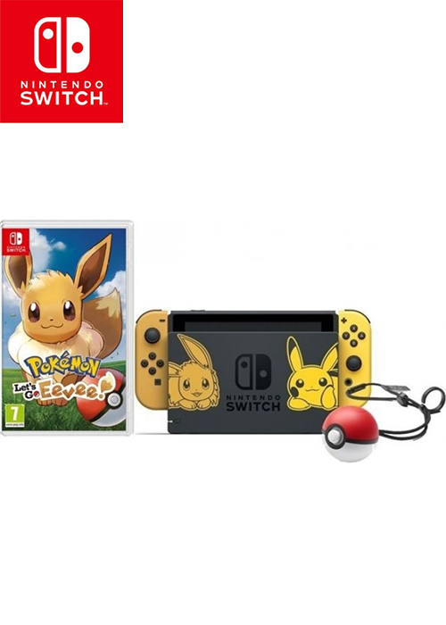 NS Console Pokemon Eevee Bundle + Boke Ball Plus NTSC