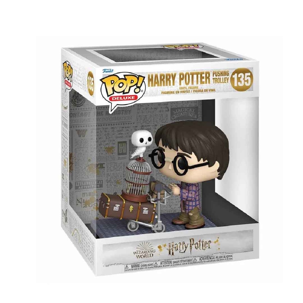 Funko POP!  Deluxe! Movies: Harry Potter Anniversary - Harry Pushing Trolley