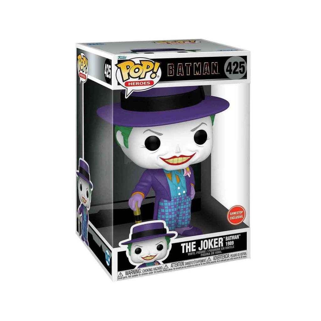Funko POP!  Jumbo! Batman 1989 - Joker w/Hat (Exc)