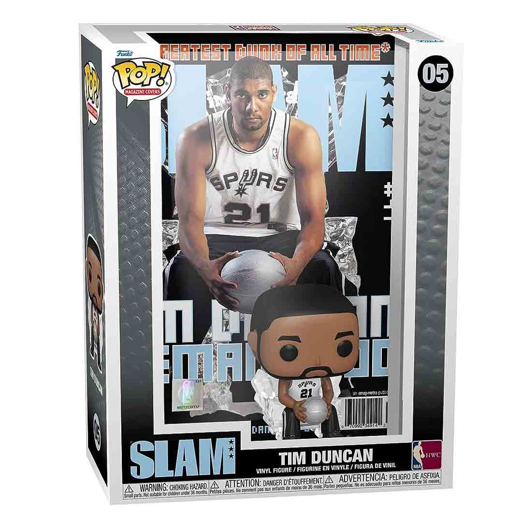 Funko POP!  Cover! Basketball: NBA SLAM - Tim Duncan