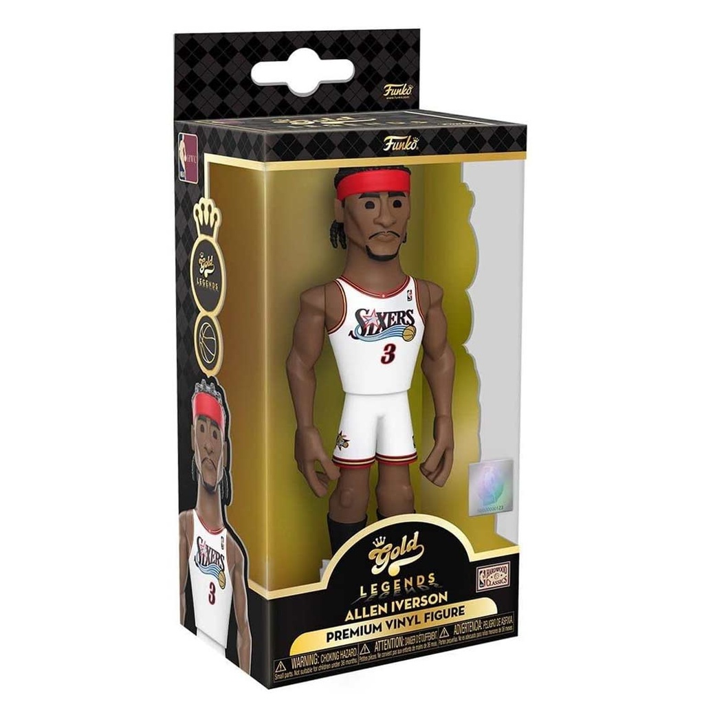Funko POP! Gold 5" NBA: 76ers- Allen Iverson w/Chase
