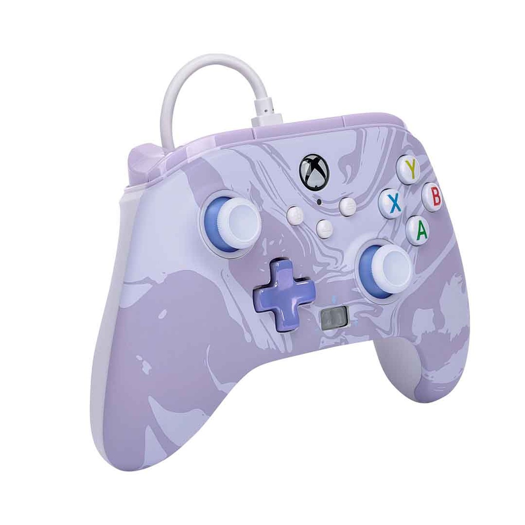 POWER A SERIES X ENHANCED WIRED CONTROLLER LAVENDER SWIRL XBX/XBX ONE