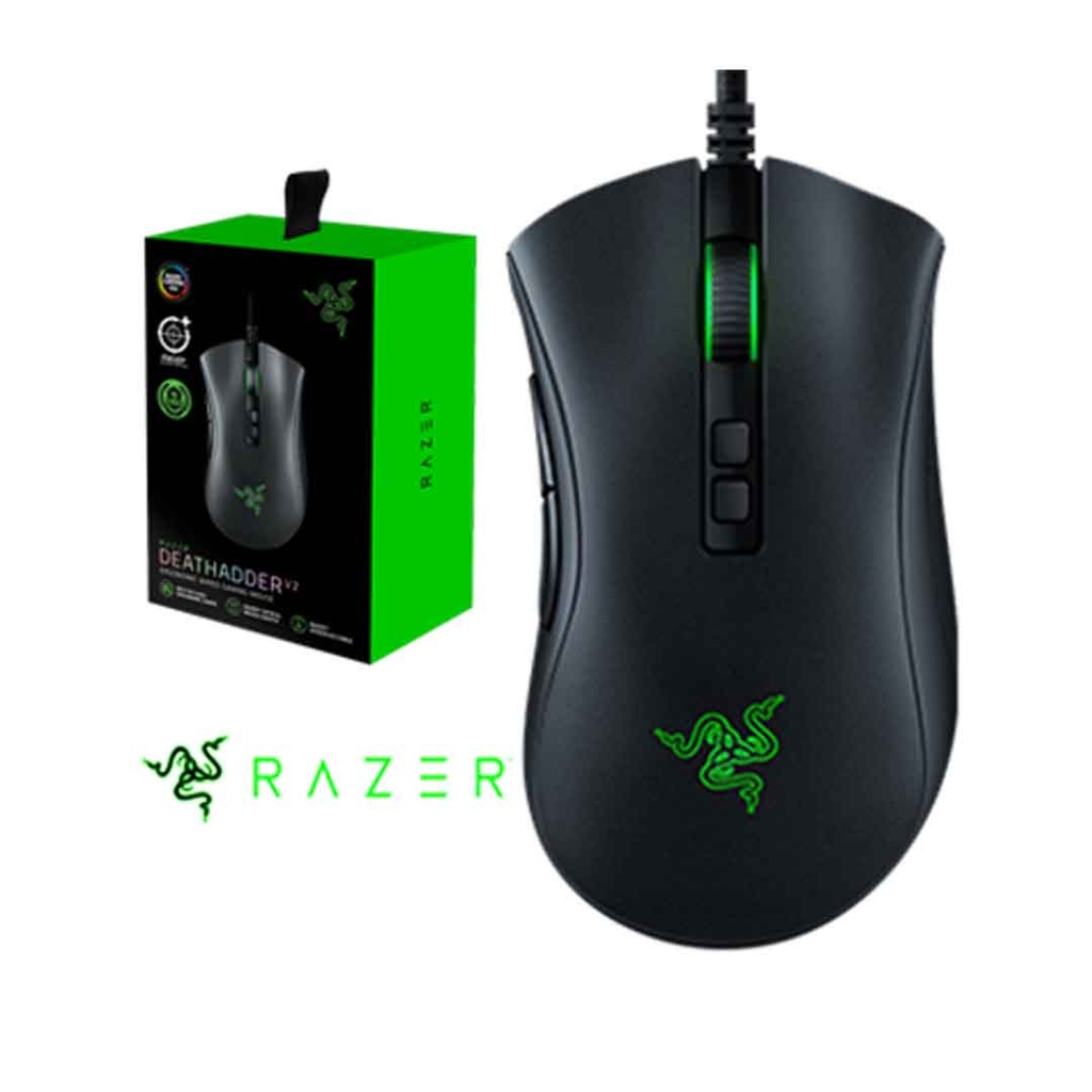 RAZER DEATH ADDER V2 -ERGONOMIC  WIRED GAMING MOUSE
