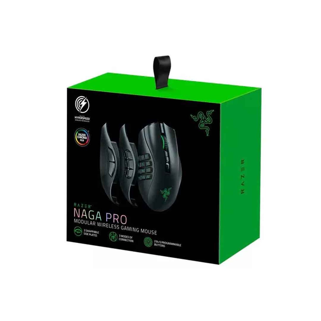 RAZER NAGA V2 HYPERSPEED-WIRELESS MMO GAMING MOUSE