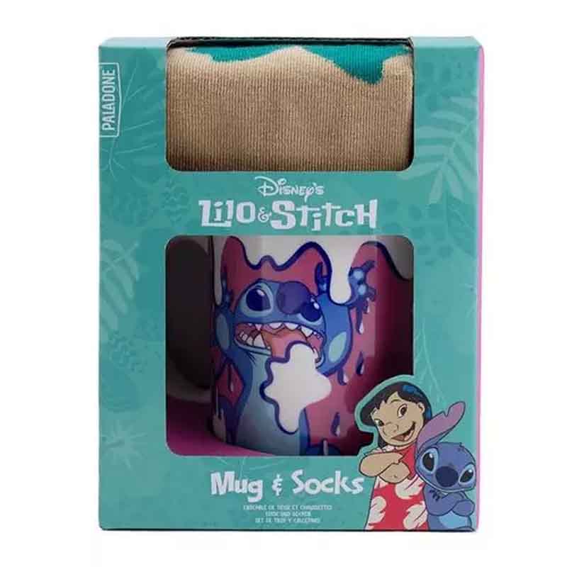 PALADONE DISNEY LILO AND STITCH MUG AND SOCKS GIFT BOX