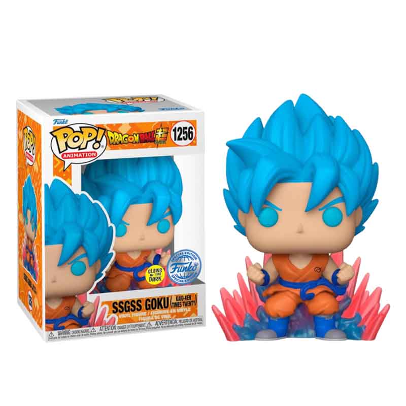 Funko POP!  Animation: Dragon Ball - SSGSS Goku (Kaio-Ken Times Twenty)(GW)(Exc)