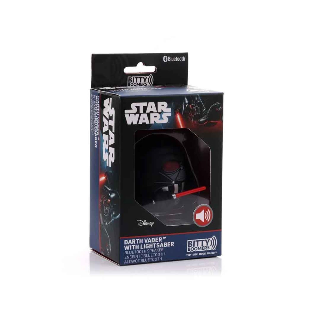 Bitty Boomers - Star Wars-Darth Vader with Lightsaber & Red Eyes  Bluetooth spkrs