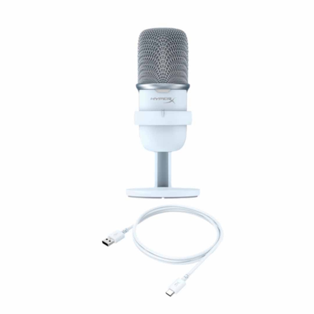 HyperX SoloCast - USB Microphone (White)