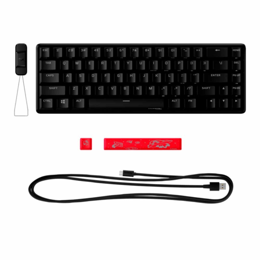 HyperX Alloy Origins 65 - Mechanical Gaming Keyboard - Aqua (US Layout)