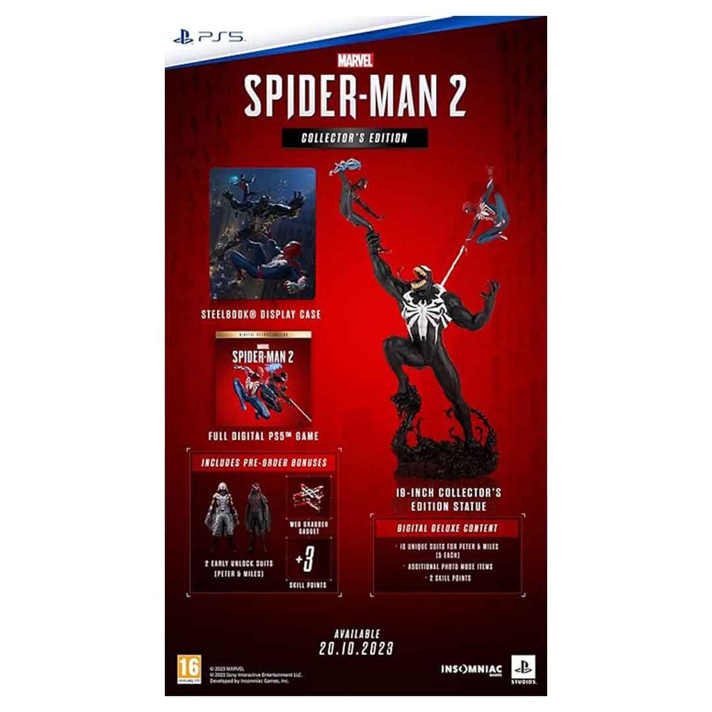 PS5 Marvel's Spider-Man 2 - Collectors Edition R2 (Arabic)