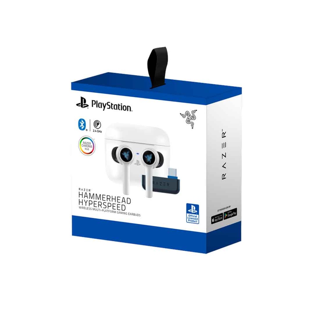 Razer Hammerhead HyperSpeed PlayStation Licensed Wireless Multi-Platform Gaming Earbuds For PS5