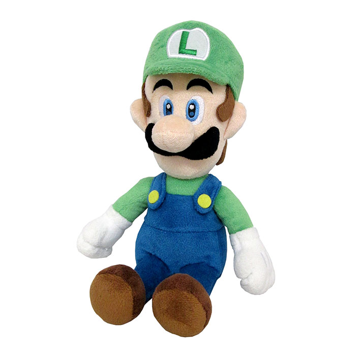 San Ei - Popular Super Mario Luigi  Stuffed Animals All-Star Collection Plush Small