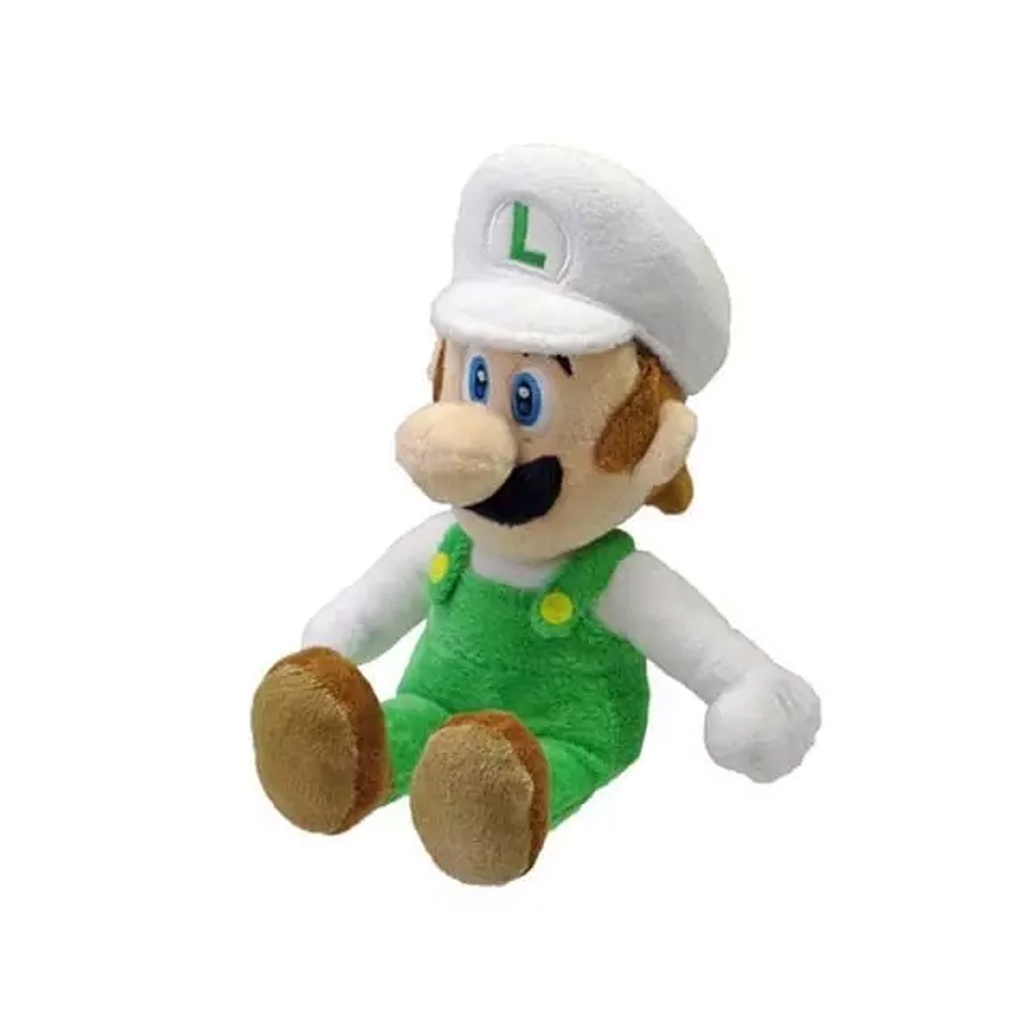 San Ei -Super Mario Plush Fire Luigi Japanese Small