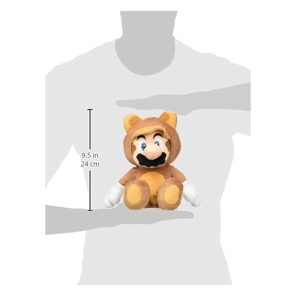 San Ei -Super Mario Tanooki Suite Medium Plush