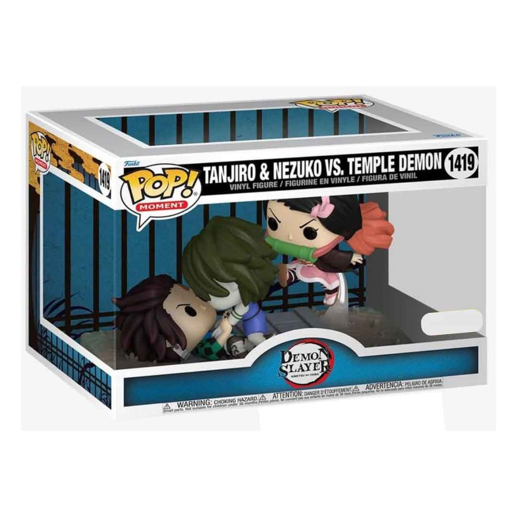 Funko Movie Moment  Moments! Animation: Demon Slayer - Tanjiro & Nezuko vs. Temple Demon (Exc)