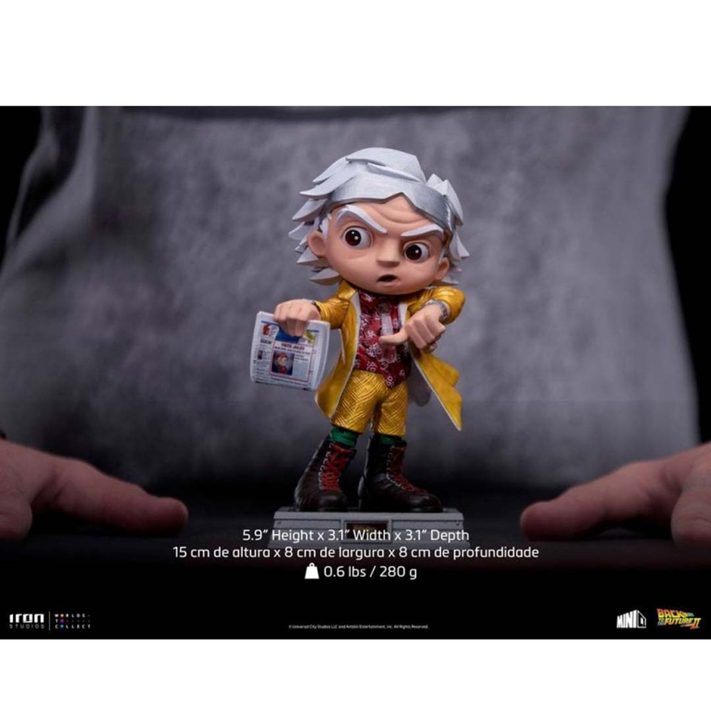 Iron Studios- Doctor Brown- Back to the Future- MiniCo
