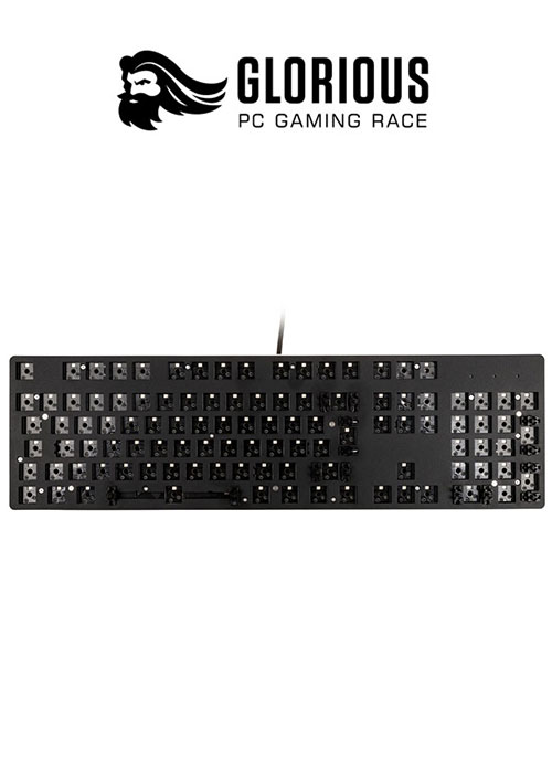 Keyboard Full Size - Customized - Black (Glorious)