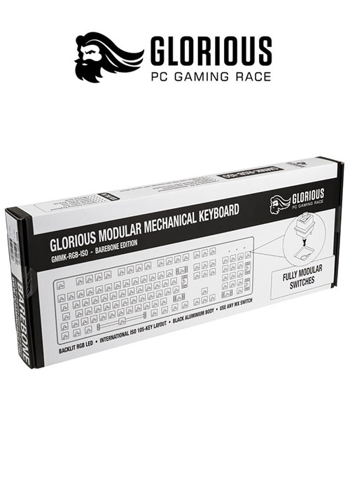 Keyboard Full Size - Customized - Black (Glorious)
