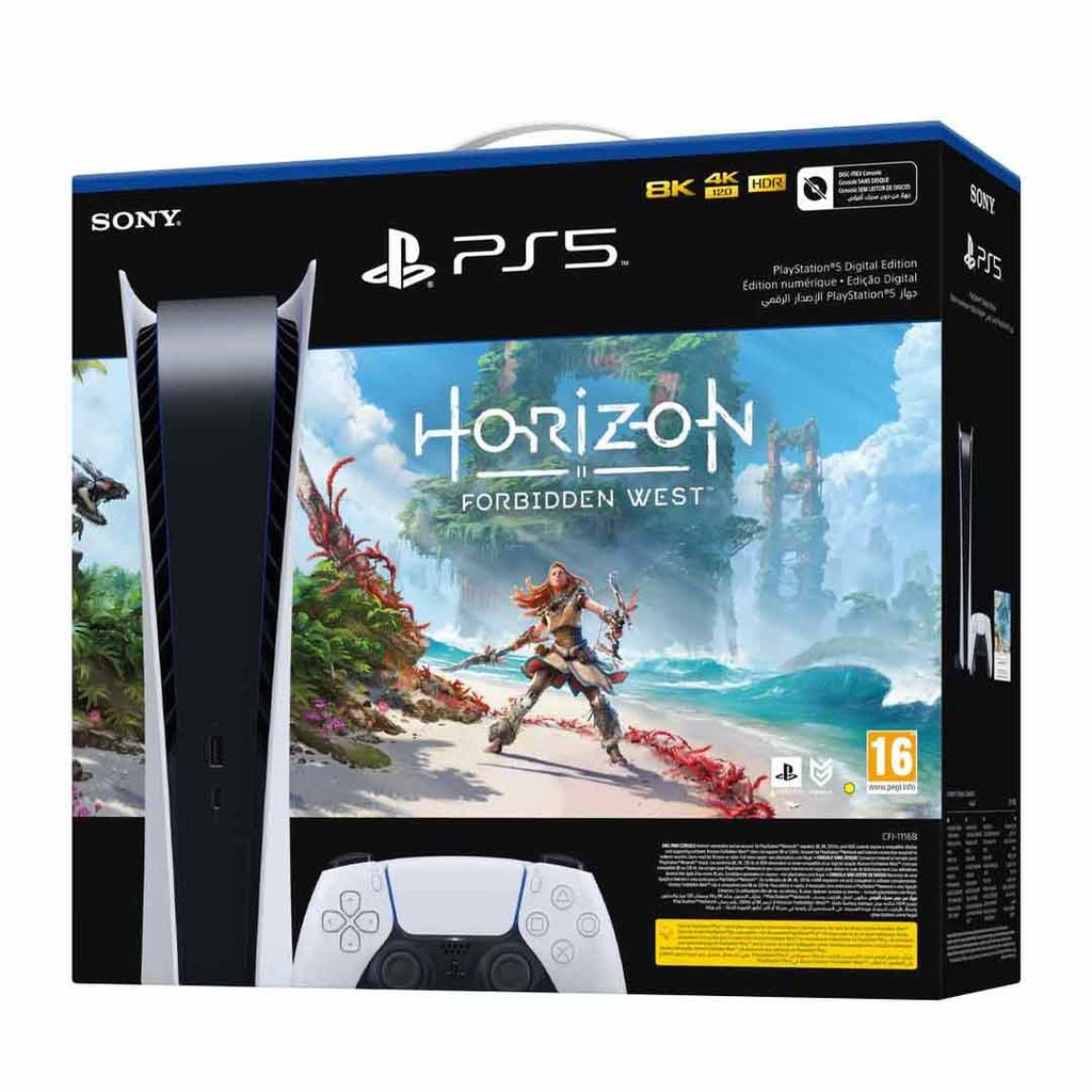 PS5 Console Digital Edition HFW Voucher Bundle