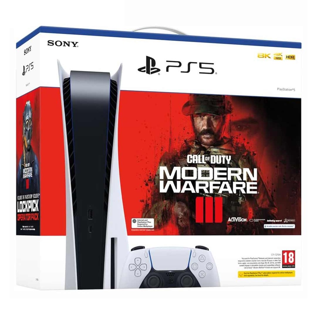 PS5 Console Disk Edition COD: MWIII Voucher Bundle