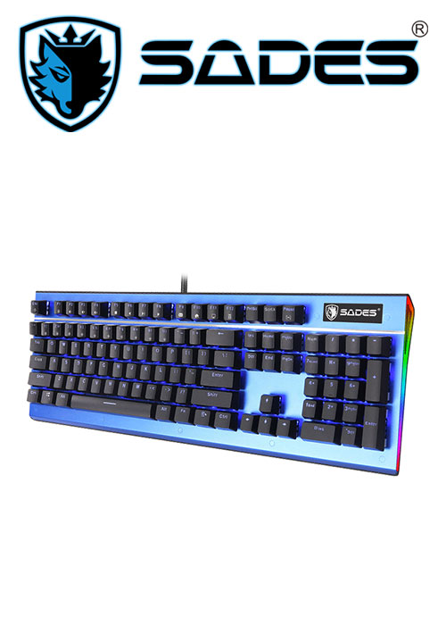 Keyboard Sickle Mechanical Gaming K13 - Blue (Sades)
