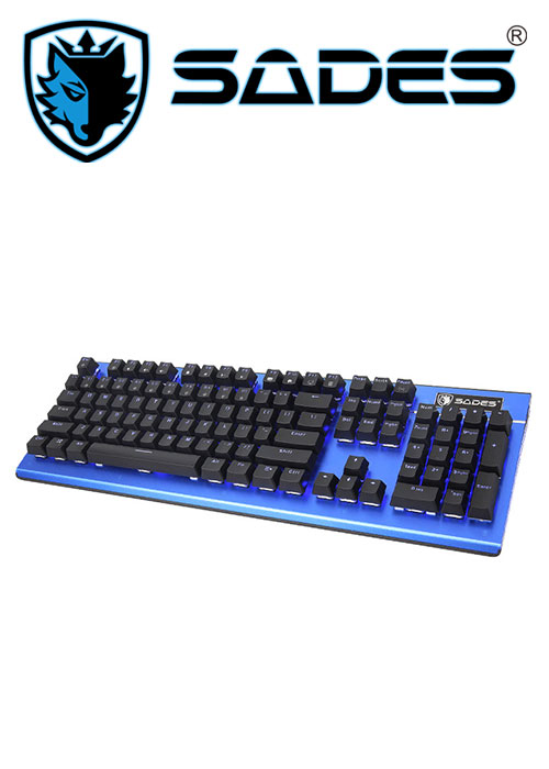 Keyboard Sickle Mechanical Gaming K13 - Blue (Sades)