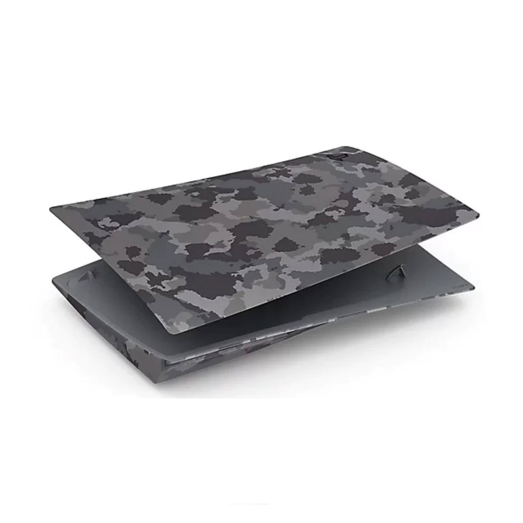 PS5 Console Disk Edition Cover  - Grey Camo