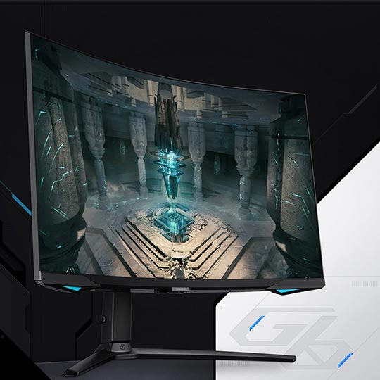 Samsung Gaming Monitor 32" G6 CURVE-2K-240HZ-1MS-HDR600-NVIDIA G-SYNC-2.1 HDMI-Res 2560X1440