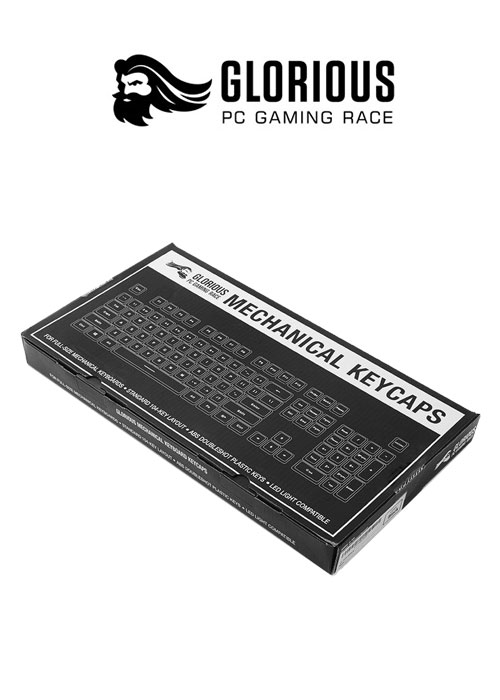 Mechanical KeyAll / Caps - Full Size - White (Glorious)